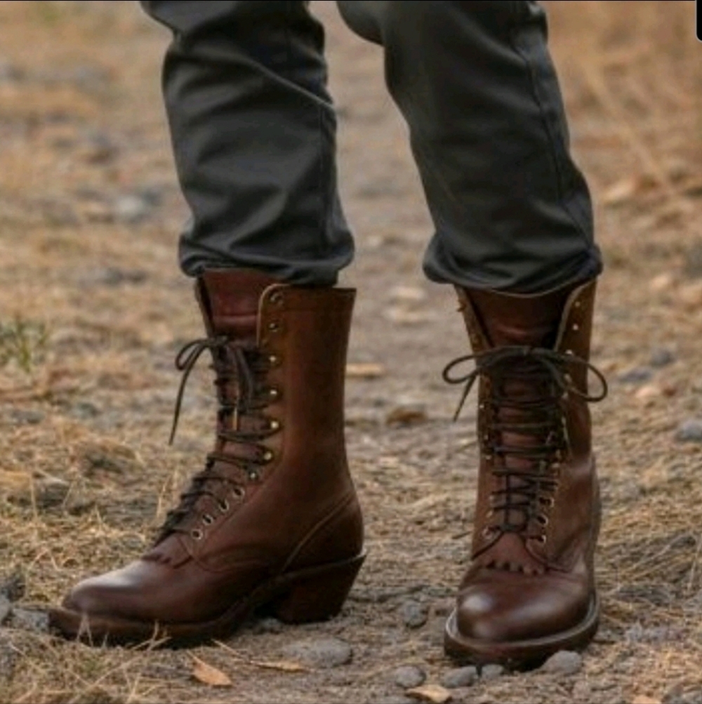 Hathorn White's Mule Packer Boots